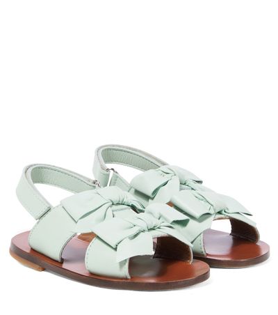 PePe PèPè Bow-detail leather sandals