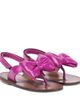 PePe PèPè Bow-detail leather thong sandals - 1