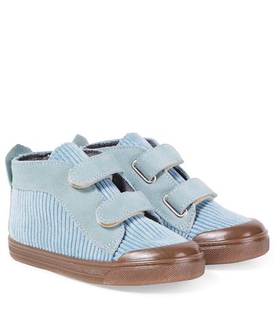 PePe PèPè Corduroy and suede sneakers