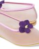 PePe PèPè Floral-appliqué mesh ballet flats - 4