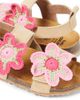PePe PèPè Floral-appliqué suede sandals - 5