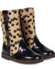 PePe PèPè Floral calf hair and leather boots - 1