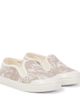 PePe PèPè Floral embroidered denim slip-on shoes - 1