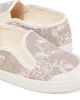 PePe PèPè Floral embroidered denim slip-on shoes - 4