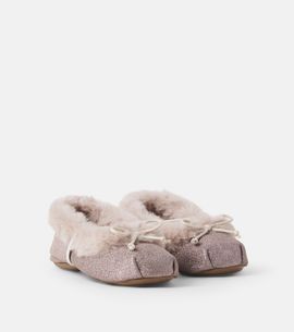 PePe PèPè Glitter leather ballet flats
