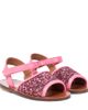 PePe PèPè Glitter leather sandals - 1