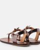PePe PèPè Glitter metallic leather sandals - 2