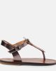 PePe PèPè Glitter metallic leather sandals - 3