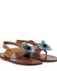 PePe PèPè Juliette floral-appliqué leather sandals - 1