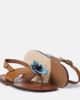 PePe PèPè Juliette floral-appliqué leather sandals - 5