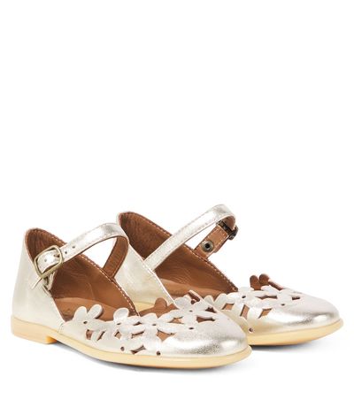 PePe PèPè Laminato leather ballet flats