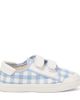PePe PèPè Leather-trimmed gingham sneakers - 4