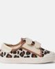 PePe PèPè Leather-trimmed leopard-print sneakers - 3