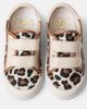 PePe PèPè Leather-trimmed leopard-print sneakers - 4