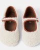 PePe PèPè Leather-trimmed shearling ballet flats - 5