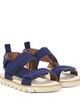 PePe PèPè Leather and grosgrain sandals - 1