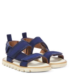 PePe PèPè Leather and grosgrain sandals