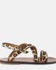 PePe PèPè Leopard-print leather sandals - 4
