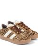 PePe PèPè Pony leopard-print calf hair sneakers - 1