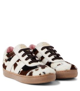PePe PèPè Printed calf hair and leather sneakers
