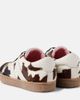 PePe PèPè Printed calf hair and leather sneakers - 3