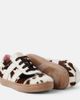 PePe PèPè Printed calf hair and leather sneakers - 6