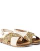 PePe PèPè Sequined leather sandals - 1