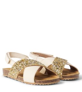 PePe PèPè Sequined leather sandals