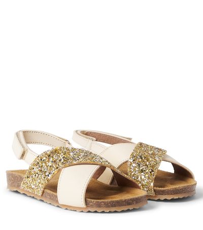 PePe PèPè Sequined leather sandals