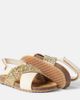 PePe PèPè Sequined leather sandals - 5