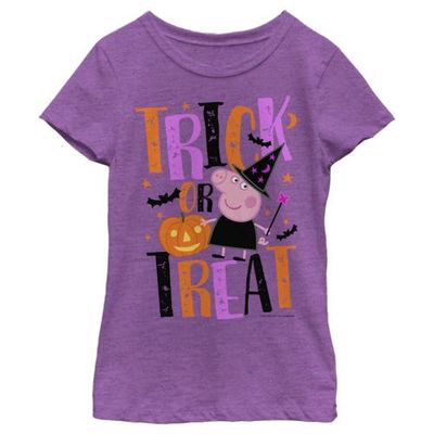 Peppa Pig Girl's Peppa Pig Halloween Trick-Or-Treat T-Shirt