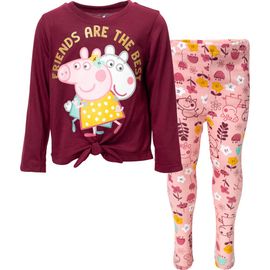 Peppa Pig Peppa Pig Glitter 2-Piece Tee and Leggings Set