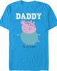 Peppa Pig Peppa Pig Men's Daddy Pig Portrait Short Sleeve Graphic T-Shirt - 1