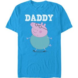 Peppa Pig Peppa Pig Men's Daddy Pig Portrait Short Sleeve Graphic T-Shirt