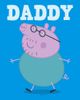 Peppa Pig Peppa Pig Men's Daddy Pig Portrait Short Sleeve Graphic T-Shirt - 2
