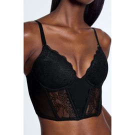 Pepper Pepper Lace Lift Up Corset Top