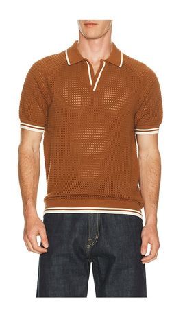 Percival Percival Casa Martini Knitted Tennis Polo