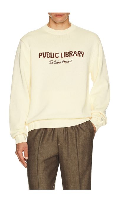 Percival Percival Public Library Knitted Crew Jumper