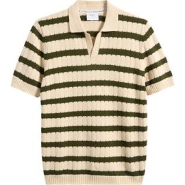 Percival Percival Stine Stripe Polo Sweater