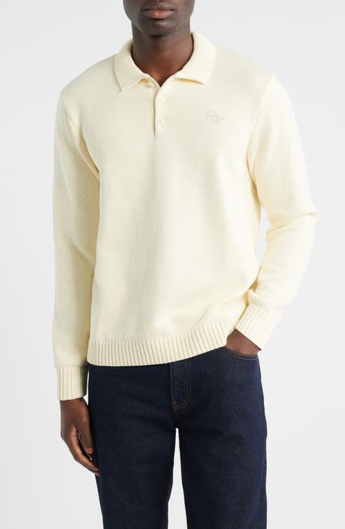 Percival Percival Verso Long Sleeve Polo