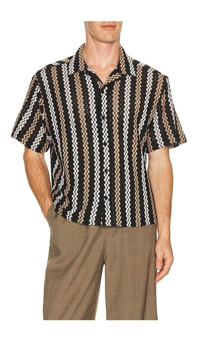 Percival Percival Wade Crochet Shirt