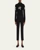 Perfect Moment Cropped Cable-Knit Star Sweater - 2