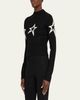 Perfect Moment Cropped Cable-Knit Star Sweater - 4