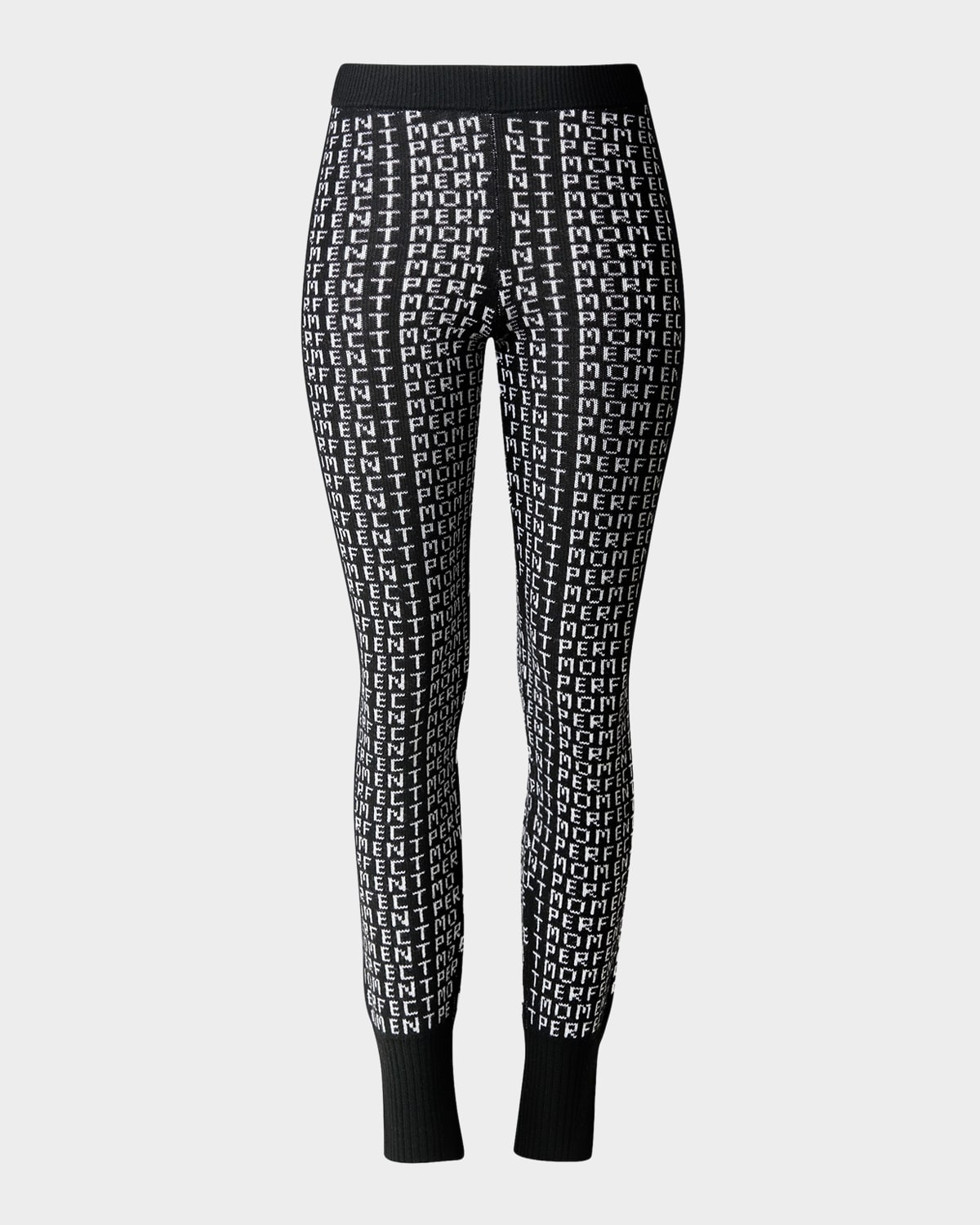 Perfect Moment Monogram Merino Wool Leggings