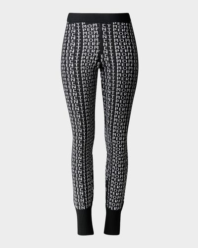 Perfect Moment Monogram Merino Wool Leggings