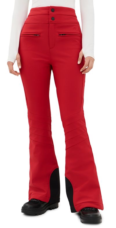 Perfect Moment Perfect Moment Aurora High Waisted Ski Pants Red