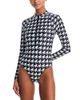 Perfect Moment Perfect Moment Half Zip Long Sleeve One Piece Swimsuit - 1