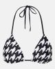 Perfect Moment Perfect Moment Houndstooth bikini top - 1