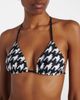 Perfect Moment Perfect Moment Houndstooth bikini top - 4
