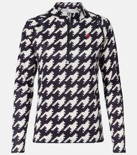 Perfect Moment Perfect Moment Houndstooth ski top